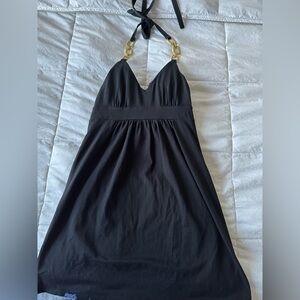 Victoria secret black/gold bra top dress